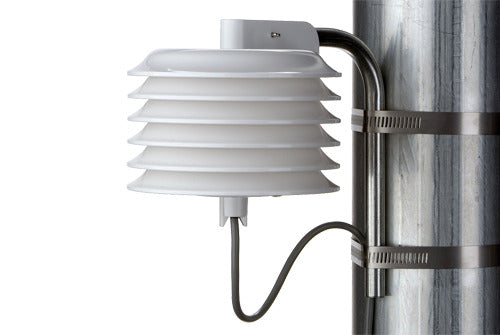 Active Temperature sensor with radiation shield